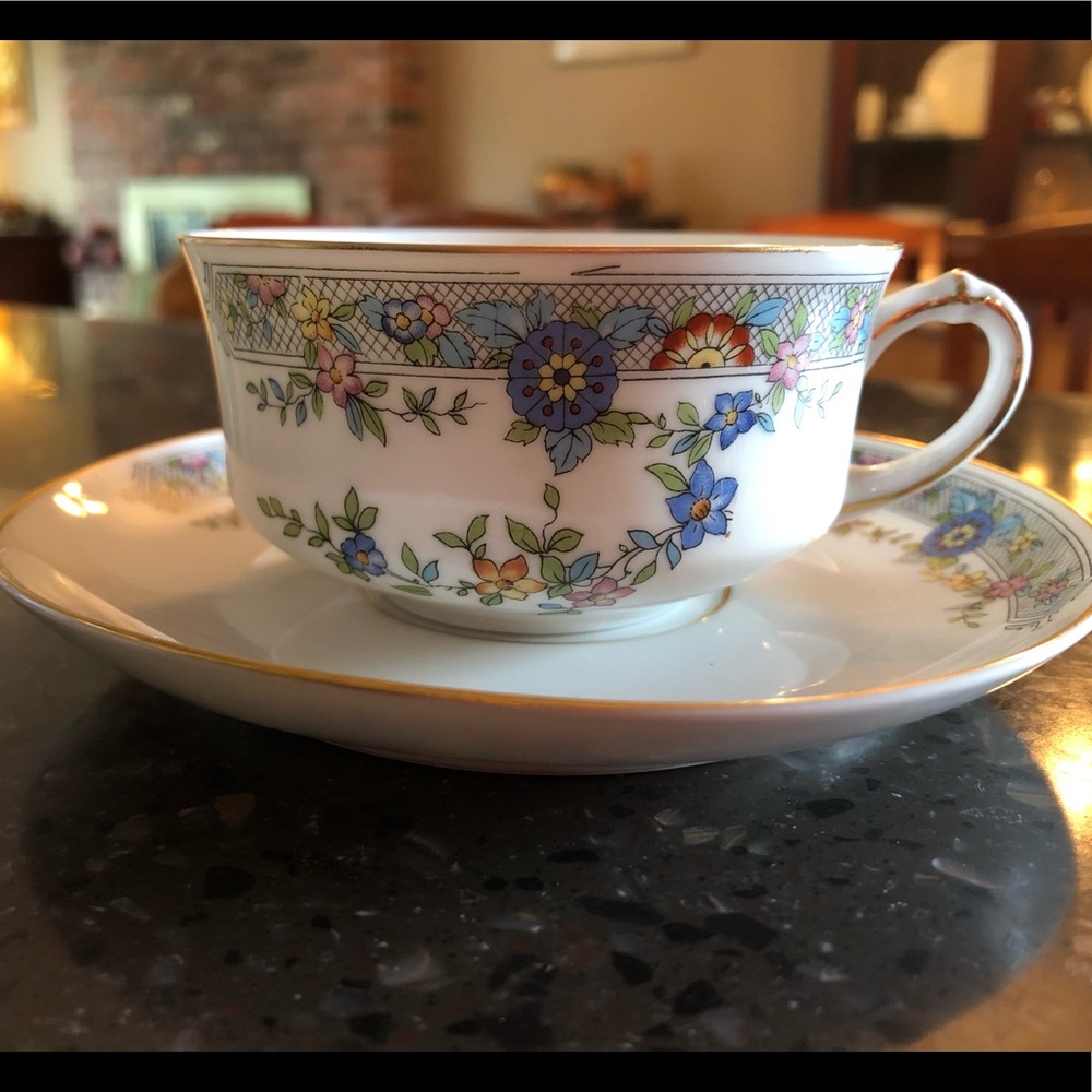 Vintage H&Co Selb Bavaria Teacup and Saucer